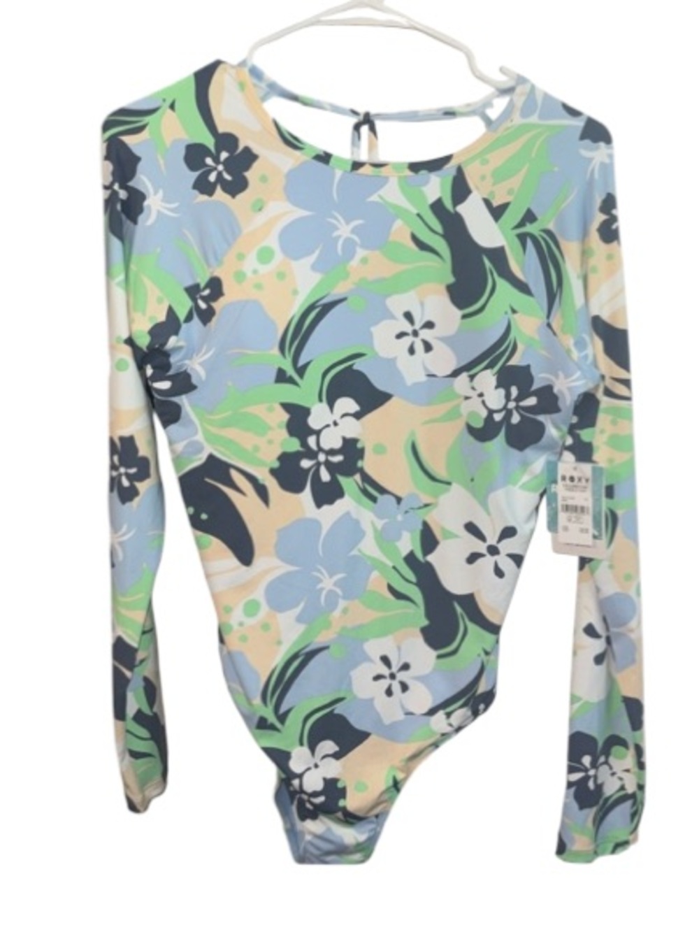 ROXY UPF 50+ Long Sleeve Onesie Style Swimsuit NEW!